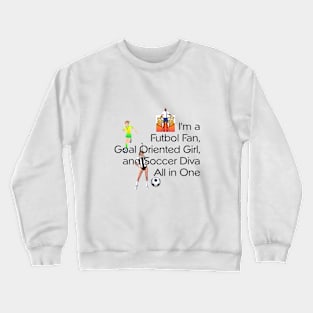 Soccer Girl Crewneck Sweatshirt